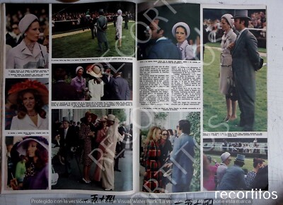 CLIPPINGS H 1504 MARIA FELIX MARISA BERENSON KARIM AGA KHAN