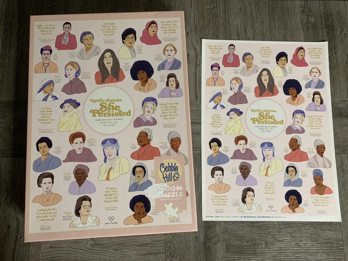 NIB Cobble Hill Puzzle Nevertheless She Persisted Notable Women From the Past