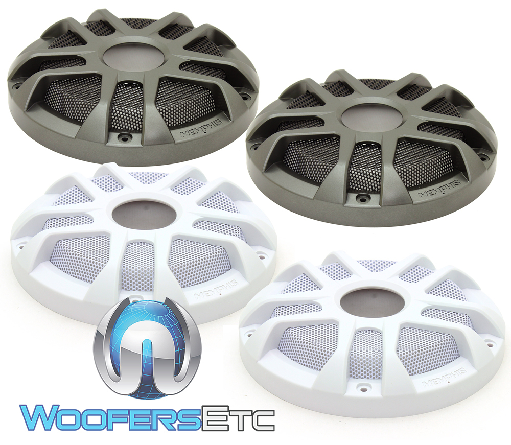 MEMPHIS MXA60L GR 6.5" MARINE BOAT AUDIO 2WAY ALUMINUM TWEETERS COAXIAL SPEAKERS