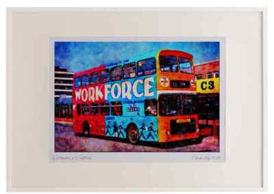 581088 Cardiff 347 Anzeigen lokale Arbeitsagentur A3 Bilderrahmen Aquarell pri