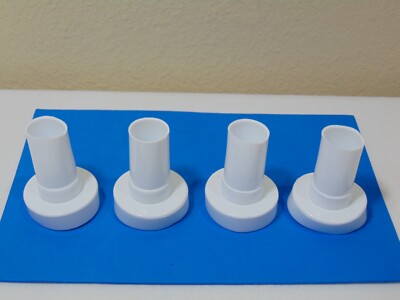 4 Rubbermaid Configuration Clothes Rod End Caps Only White Fasttrack Closet