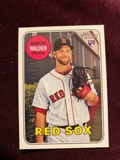 2018 Topps Heritage High #605 Red Sox Marcus Walden Rookie Baseball Card