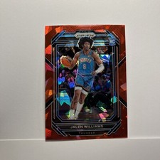 2022-23 Prizm Jalen Williams Red Ice #246 RC Oklahoma City Thunder