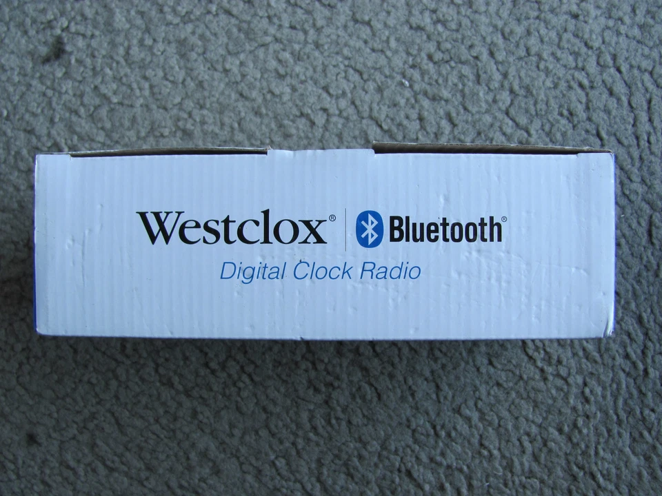 Nuevo Westclox Bluetooth 1.2" LED Radio Reloj con Puerto de Carga USB 81012BT Foto 3 de 4