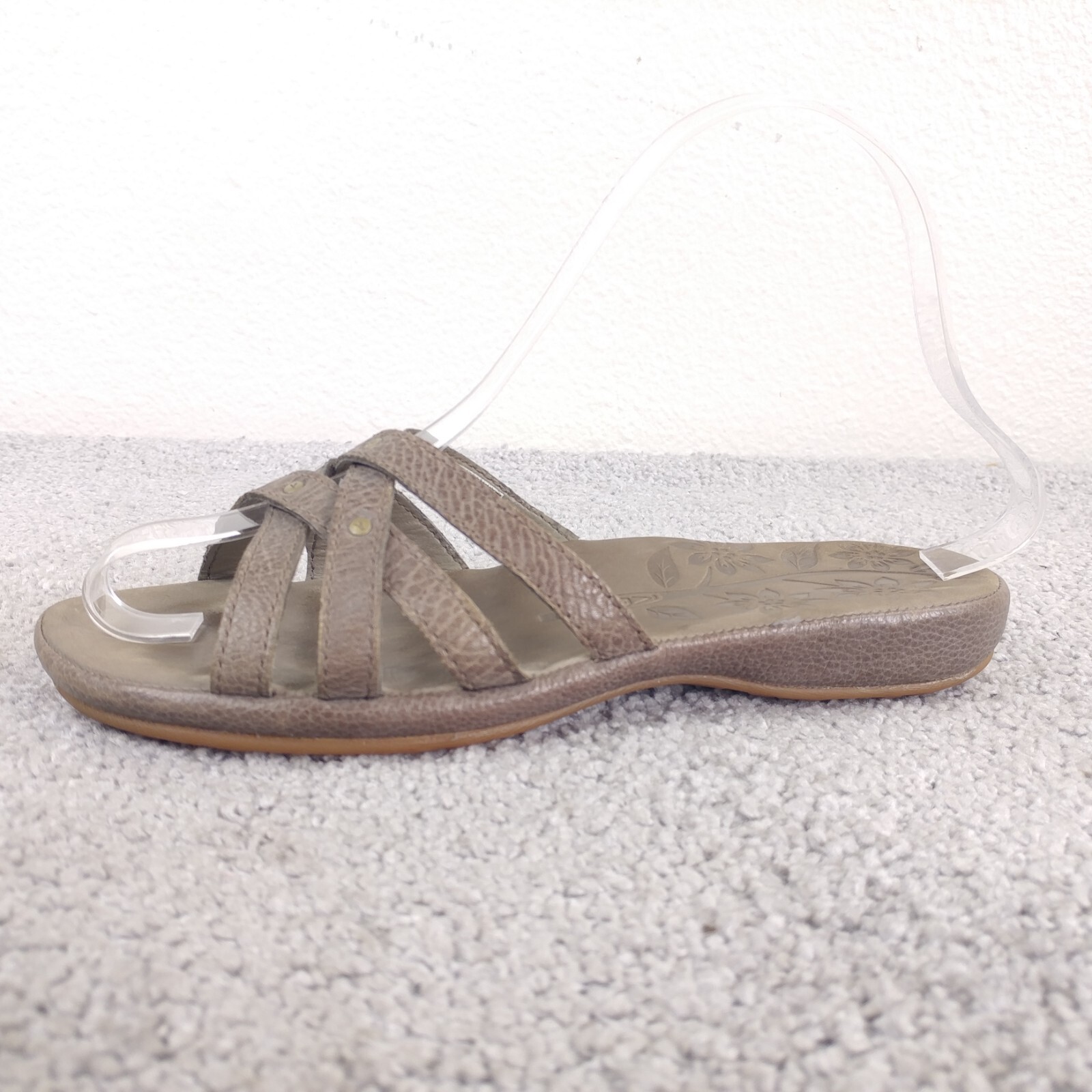 Sandali Keen donna taglia 6 scarpe slip on città delle palme pelle marrone