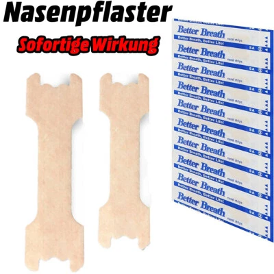 5-200 Nasenpflaster Strips Pflaster Besser Atmen Anit Schnarchen Better Breath