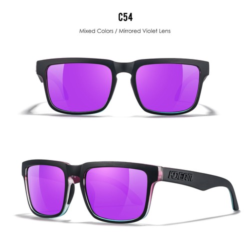 KDEAM Square Sport Polarised Sunglasses Mens Women Fishing Driving Glasses UV400 - Picture 72 of 75
