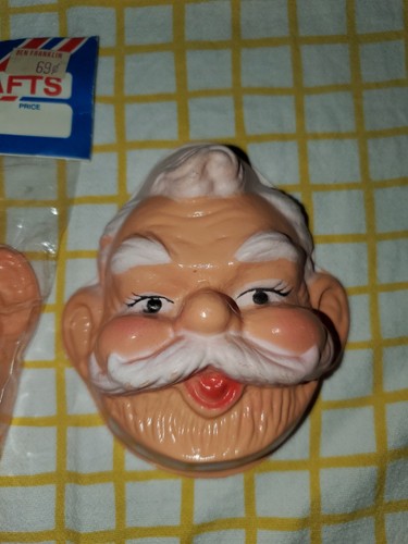 2 Vintage Westrim Crafts 6402 Santa Face Mask 4" - Picture 8 of 11