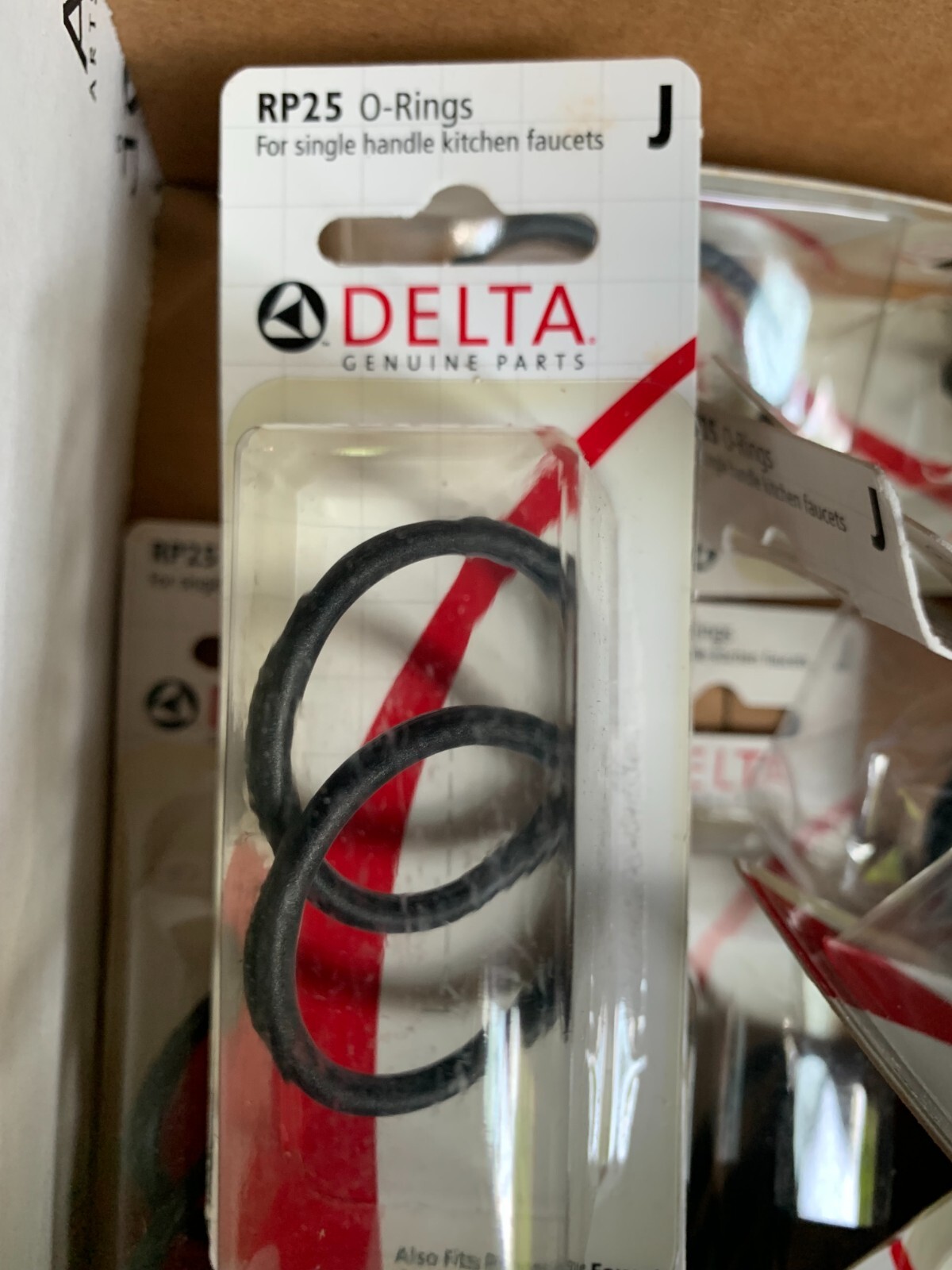 Delta RP25 GENUINE OEM ORings (2) Pack For (1) Handle Kitchen Faucet