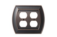 Amerock Bp36537orb Allison 2 Receptacle Wall Plate - Oil-rubbed Bronze on sale Amerock Bp36537orb Allison 2 Receptacle Wall Plate - Oil-rubbed Bronze on sale