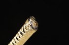 Katana Japanese Samurai Sword 1095 Carbon Steel Razor Sharp Black Blade — photo 3