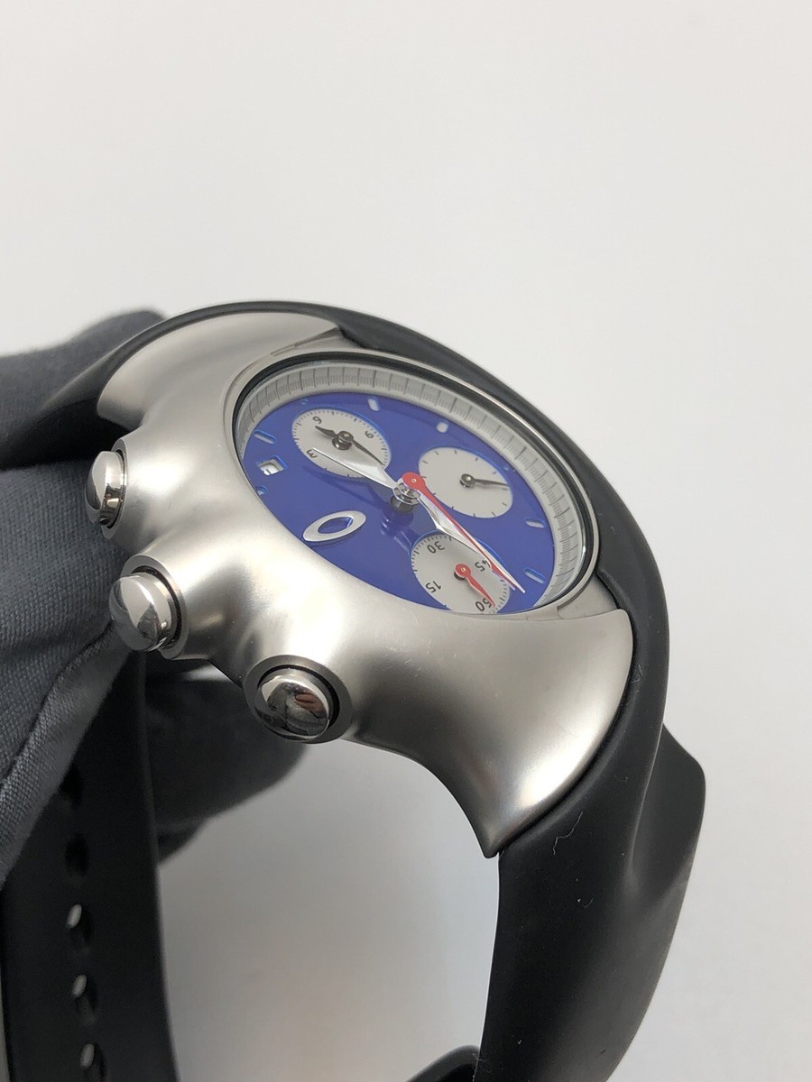 🇨🇦 Oakley Detonator Honed Blue 10-134 Collectible Watch | eBay