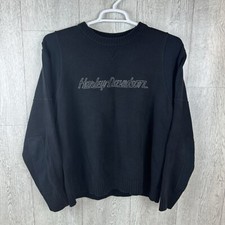 Vintage 90s Y2K Harley Davidson Official Sweater Pullover Embroidered Men  s L