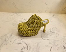 New Bottega Veneta 'Mule' Shoes Yellow Womens Size 5 US 35 Eur. MSRP 1790