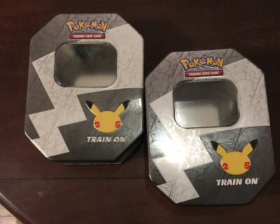 Empty Pokemon Empty Pokemon TCG 25th Anniversary Collector's Tins Qty:2 | eBay
