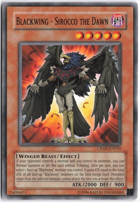 #ad Yugioh Blackwing Sirocco the Dawn CRMS EN010 Unlimited Crimson Crisis $1.98