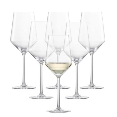 ZWIESEL GLAS Pure Sauvignon Blanc White Wine Glass (Set of 6), Graceful Wine Gla