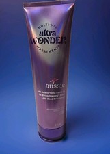 Aussie Ultra Wonder 8oz Leave-In Treatment 24H Moisture 3X Strengthening