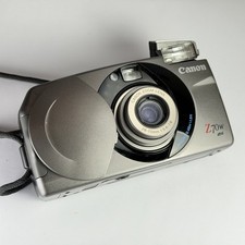 Filmkamera Canon Sure Shot Z70W grau Vintage 35mm Point and Shoot getestet funktioniert.