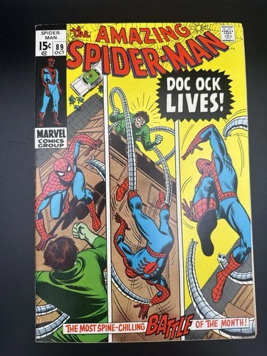 Amazing Spider-Man #89 Raw 9.0 VF/NM Doc Ock Romita High Grade Silver Age
