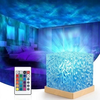 Nordlicht Aurora Projektor Lampe LED Ozean Welle Würfel Nachtlicht 16 Lichtmodi