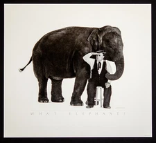 "What Elephant? 1964 Buston Keaton Portrait by Sid Avery – Poster