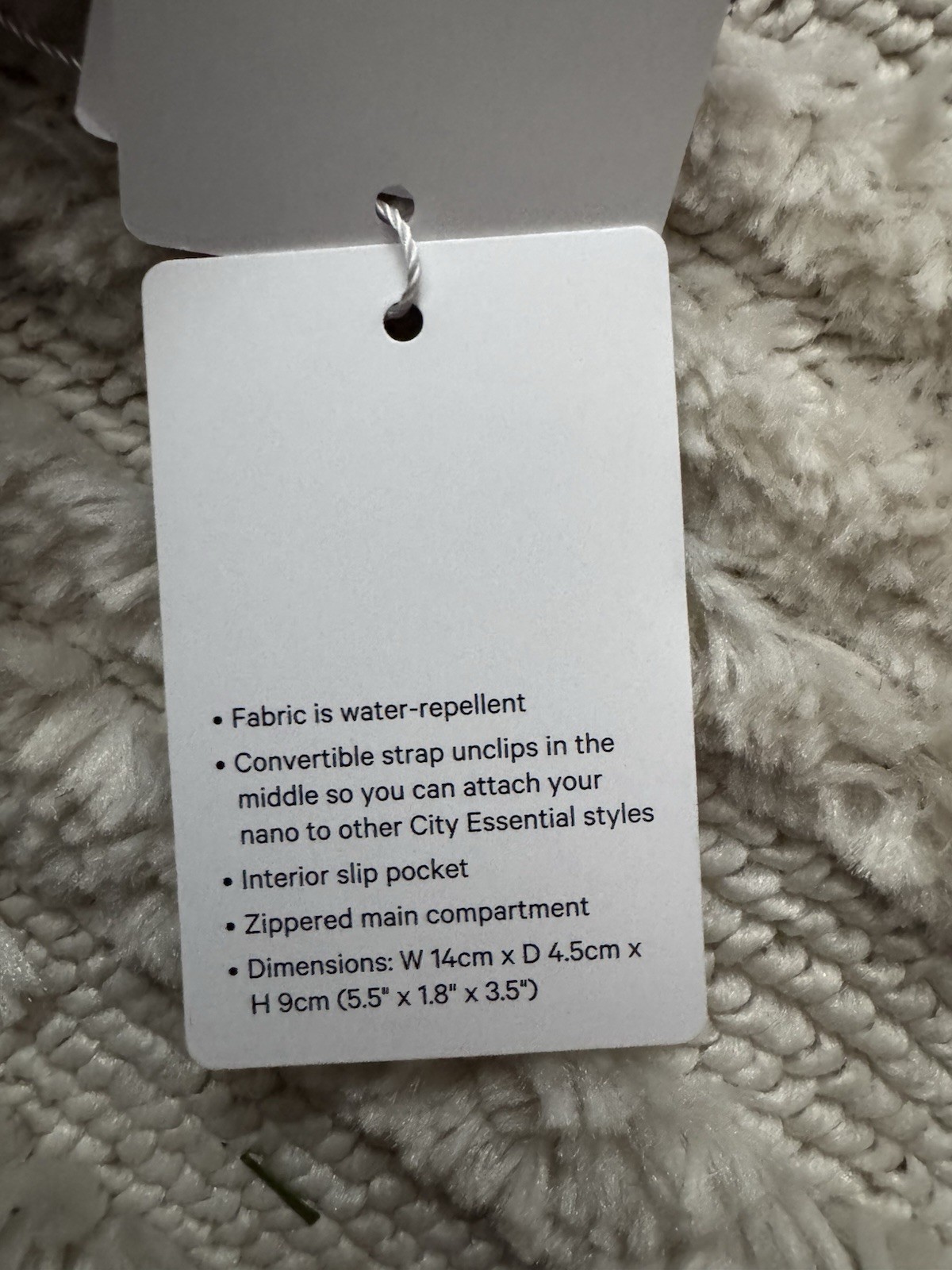 Lululemon City Essentials Nano Shoulder Bag Black Water-Repellent Convertible thumbnail 4