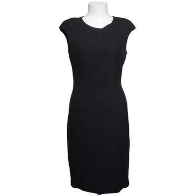 Zara Basic, Kleid, Größe: M, Schwarz, Polyester/Viskose, Einfarbig, Damen #LZm