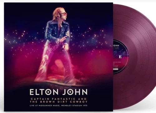 PURPLE VINYL NUMBERED LP  2859/5000 ELTON JOHN LIVE MIDSUMMER MUSIC 1975 SEALED