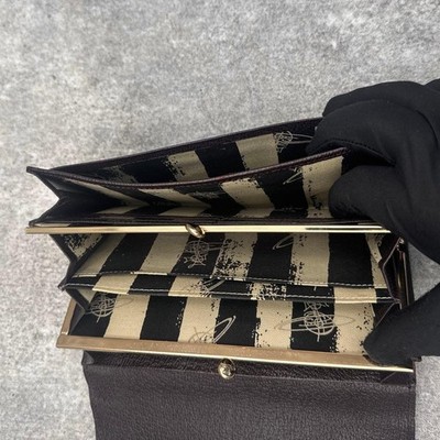 Vivienne Westwood Big Orb Leather Wallet with Box | eBay