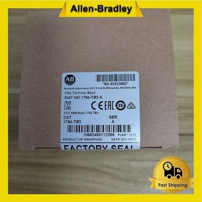 New Factory Sealed   1794-TB3 SER A FLEX TERMINAL BASE 1794TB3 US
