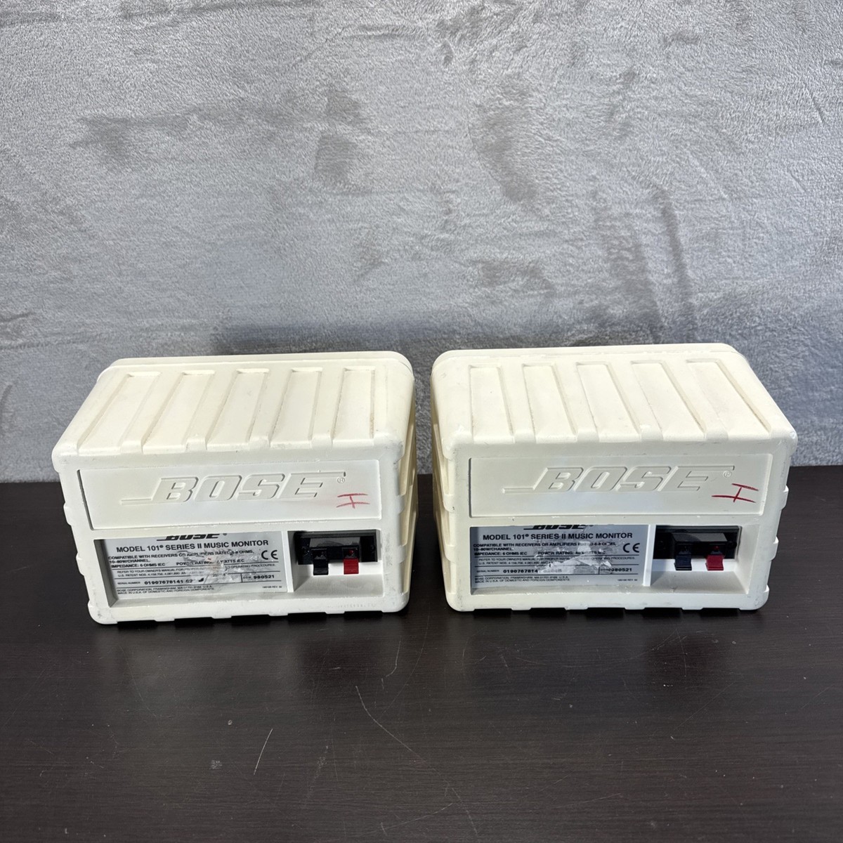 Pair of Bose Model 101 Series Music Monitor Indoor/Outdoor