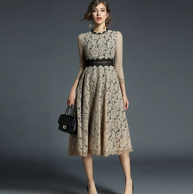 knee length dresses for ladies Banned Black & Red Polka Dot Marilyn Swing Dress – Unique Vintage main image 1