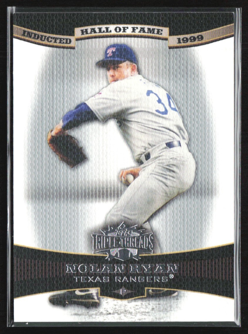 Nolan Ryan 2006 Topps Triple Threads C #34 Texas Rangers