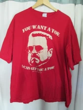 Vintage Y2K The Big Lebowski You Want A Toe Movie Promo Shirt 2XL