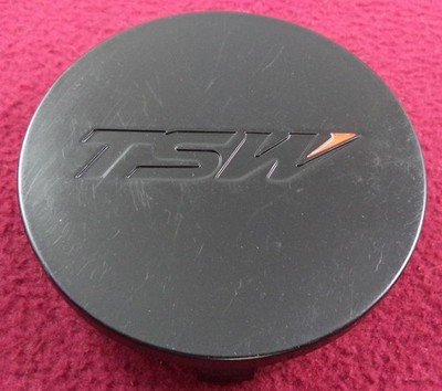 TSW Wheels Flat Black Custom Wheel Center Cap # PCF82-T (1)