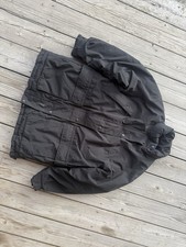 VTG Eddie Bauer Mens Large Ridge Line Parka Goose Down Gore Tex Black Coat