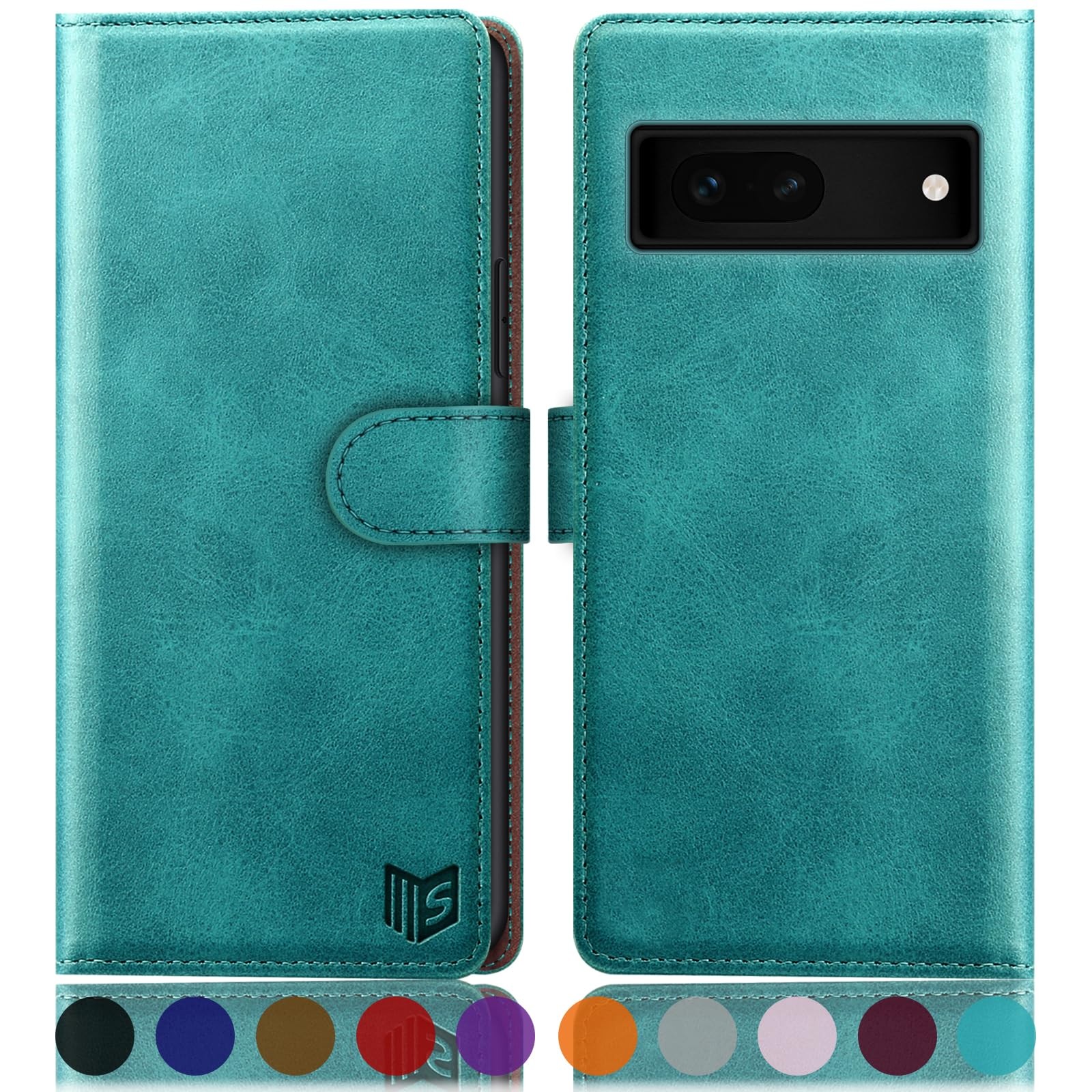 Coque Pixel 7A blocage RFID et rabat magnétique pour sécuriser vos données