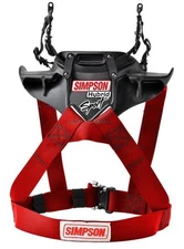 Simpson Racing HSMED11R Hybrid Sport Head Restraint Medium ST Red