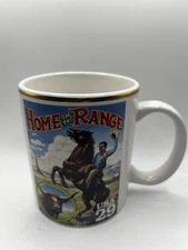 Vintage Heartland Stamp Collection Home On The Range Coffee Mug