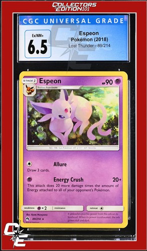 Espeon graded CGC 6.5 for sale on eBay