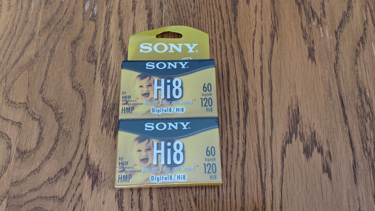 Sony HMP P6-120hmpl 60 Digital8 120 Hi8 Camcorder Video Cassette