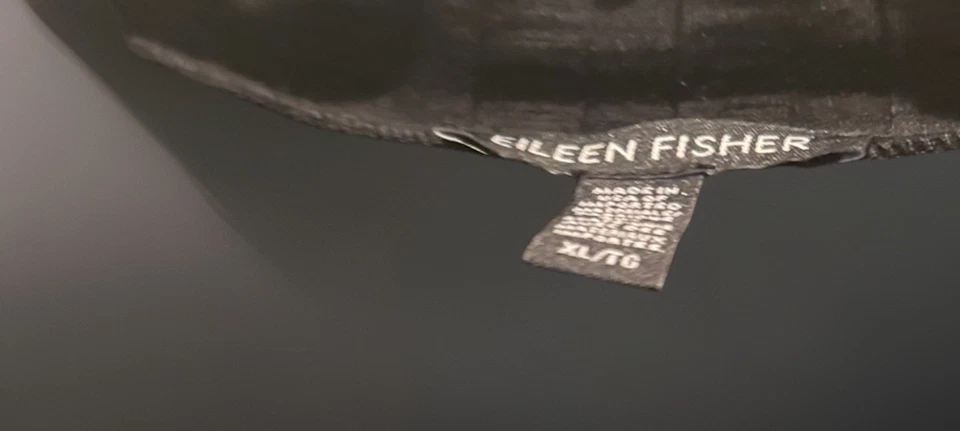 Eileen Fisher black sleeveless midi sheath dress size Extra Large XL - Image 4 of 4