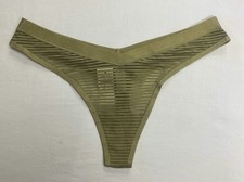 Aerie High Cut Mesh Thong