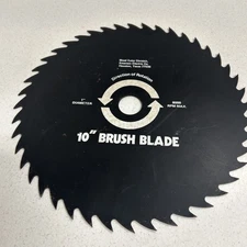 10" Inch Brush Blade Weed Cutter  1" Hole Tree Tool Saw Emerson Electric