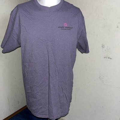 Simply Southern Collection Women s Purple T Shirt Sz Large