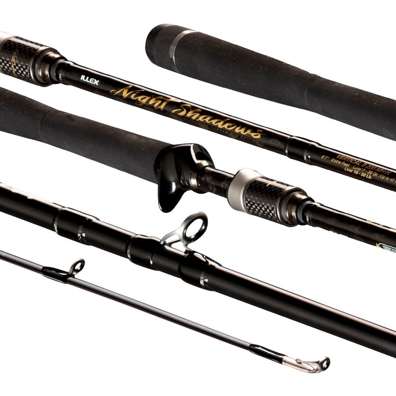 Canne Illex Night Shadows B 200 MH-H Vertical leurre souple pour la pêche verticale