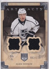13/14 UD ARTIFACTS SLAVA VOYNOV DUAL GAME JERSEY /125 #74