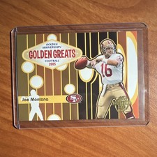Topps 2005 Golden Greats Joe Montana GA1 San Francisco 49ers Kansas City Chiefs