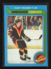 1979-80 Topps #117 Curt Fraser Vancouver Canucks Rookie EX